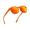 Sungod x McLaren F1 Team Papaya Sierras - 4KO Fire lenses, Frosted Papaya frames