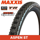 Maxxis Aspen ST - 29 X 2.25 - Folding TR - EXO 120 TPI - MaxxSpeed XC