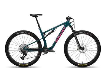 25 Santa Cruz Blur 4 C - TR GX AXS Kit Trail - Gloss Carbon Teal -