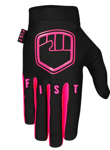 Fist Strapped Glove - Fluro Pink -
