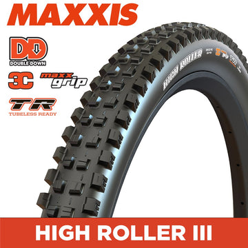 Maxxis High Roller 3 - 27.5 x 2.40 Folding DD 3C MaxxGrip TR