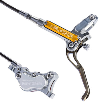 Trickstuff Maxima Disc Brake Set - Goodridge Carbon Hose - Silver