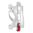Skwiki Bottle Cage Side Loading - White/Red