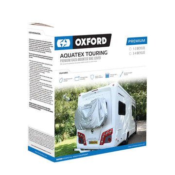 Oxford Aquatex Touring Premium Rack-Mounted Bike Cover 1-2 Bikes