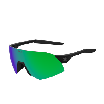 Sungod Ultras Matte Black frame with 8KO Green lens