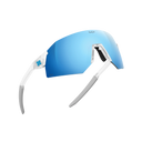 Sungod Ultras Frosted Clear frame with 8KO Silver Blue lens