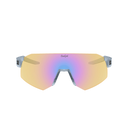 Sungod Ultras Frosted Glacier Blue frame with 8KO Iris HV Blue lens