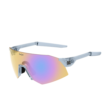 Sungod Ultras Frosted Glacier Blue frame with 8KO Iris HV Blue lens