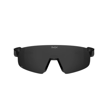 Sungod Ultras Air Frosted Phantom Black frame with 8KO Smoke lens
