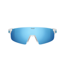 Sungod Ultras Air Frosted Clear frame with 8KO Silver Blue lens