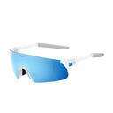 Sungod Ultras Air Frosted Clear frame with 8KO Silver Blue lens