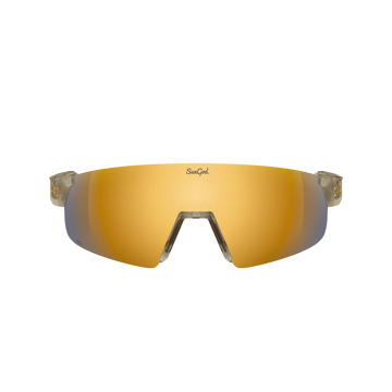 Sungod Ultras Air Frosted Desert Sand frame with 8KO Gold lens