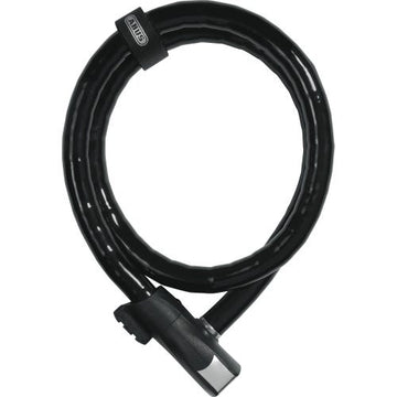ABUS Steel-O-Flex Centuro 860 + Quicksnap RBU Bracket - Black