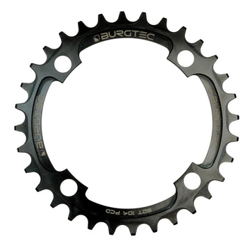 Burgtec Narrow Wide 104mm BCD Chainring - Black -