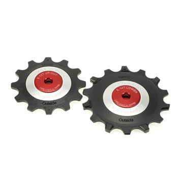 Enduro BKCJ-0504 12/14T XD15 Ceramic Bearing Pulleys - Sram AXS 12 Speed - Silver
