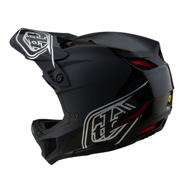 26 TLD D4 Poly Helmet - Shadow Black -