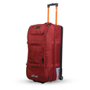 Albek Long Haul Checked Travel Bag - Burgundy