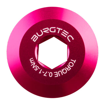 Burgtec Shimano Crank Bolt - Toxic Barbie Pink