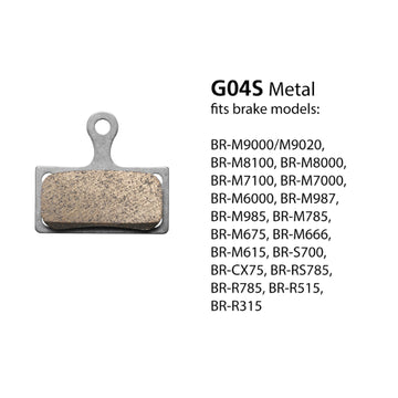 Shimano BR-M800 G04s Brake Pads