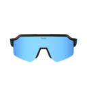 Sungod Vulcans Full-frame Matte Black frame with 8KO Silver Blue lens