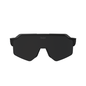 Sungod Vulcans Full-frame Matte Black frame with 8KO Smoke lens