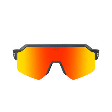 Sungod Vulcans Full-frame Matte Grey frame with 8KO Fire lens