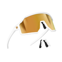 Sungod Vulcans Full-frame Matte White frame with 8KO Gold lens
