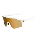 Sungod Vulcans Full-frame Matte White frame with 8KO Gold lens
