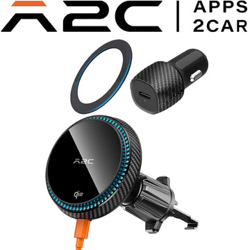 A2C Magnetic Wireless Car Charger Vent Mount