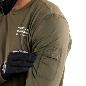 25 TLD Ruckus LS Ride Tee - Factory Caper-