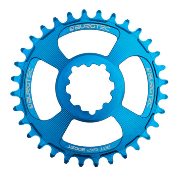 Burgtec Narrow Wide GXP 3mm Offset Direct Mount Chainring - Deep Blue -