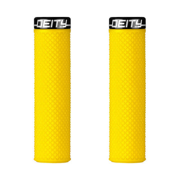 Deity SupraCush Grip - Red Yellow LE