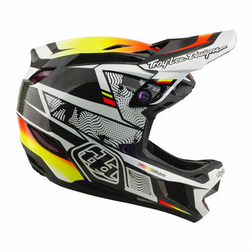 26 TLD D4 Carbon Mips Helmet - Lined Up Black -