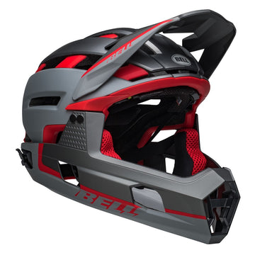 Bell Super Air R Spherical MIPS - Matte Grey/Red -