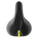 DDK Comfort Hybrid Saddle with Memory Foam - Steel Rail - 272x201mm