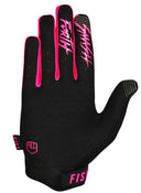 Fist Strapped Glove - Fluro Pink -