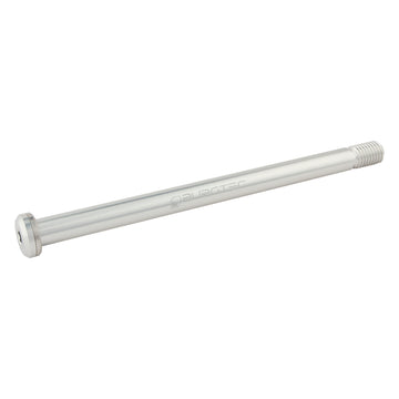 Burgtec Rear Axle - 12mm x 180mm - M12 x 1.75 - Rhodium Silver