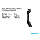 Shimano SM-MA90-F160-PS ADAPTER 160mm CALIPER: POST MOUNT: A-STD FRONT
