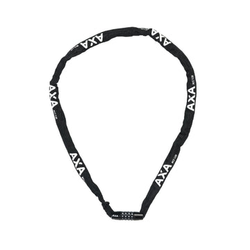 AXA Rigid chain lock with combination locking system 120 cm black