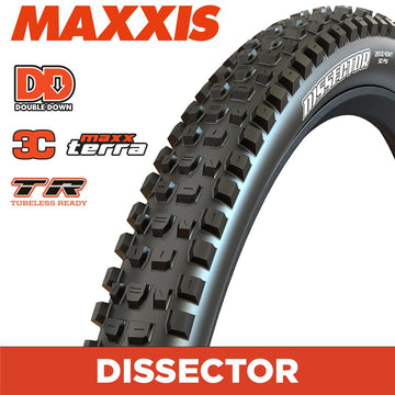 Maxxis Dissector G2 - 29 X 2.40 Folding DD 120x2 3C MaxxTerra TR - Black