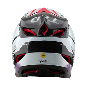 25 TLD D4 Carbon Mips Helmet - Drip White -
