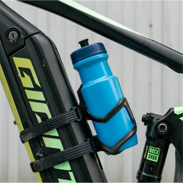 Granite Aux E+ - Carbon Bottle Cage with Strap kit