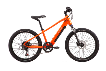 23 VelectriX Hurricane Kids 24" Electric Mountain Bike - Orange