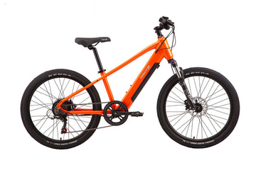 23 VelectriX Hurricane Kids 24" Electric Mountain Bike - Orange