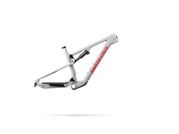 24 Santa Cruz Blur 4 CC TR Frame Fox Float Fac Lvr - Matte Silver -