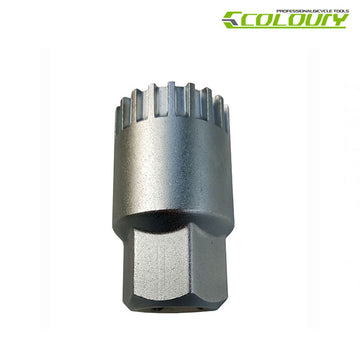 COLOURY Bottom Bracket Tool for Shimano / ISIS to fit a 1/2"" Driver or 24mm Spanner